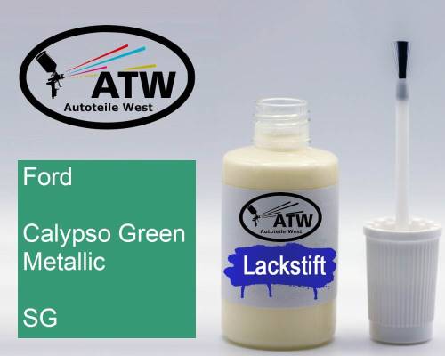 Ford, Calypso Green Metallic, SG: 20ml Lackstift, von ATW Autoteile West.